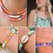 6000 Clay Beads Bracelet Making Kit, 24 Colors Flat Preppy Beads for Friendship Bracelets, Polymer Clay Beads with Charms for Jewelry Making 9 x 7 x 0.7 inches